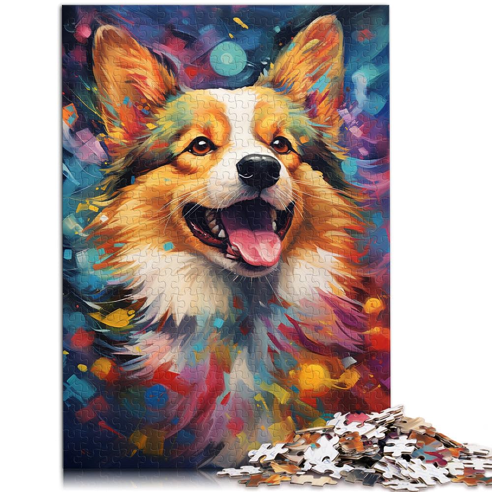 Puzzles 2000 pièces pour Adultes Le Puzzle éducatif Chien Corgi est idéal comme Cadeau pour Toute la Famille 27,56 Pouces x 39,37 Pouces pour Les Adolescents de 14 Ans et Plus