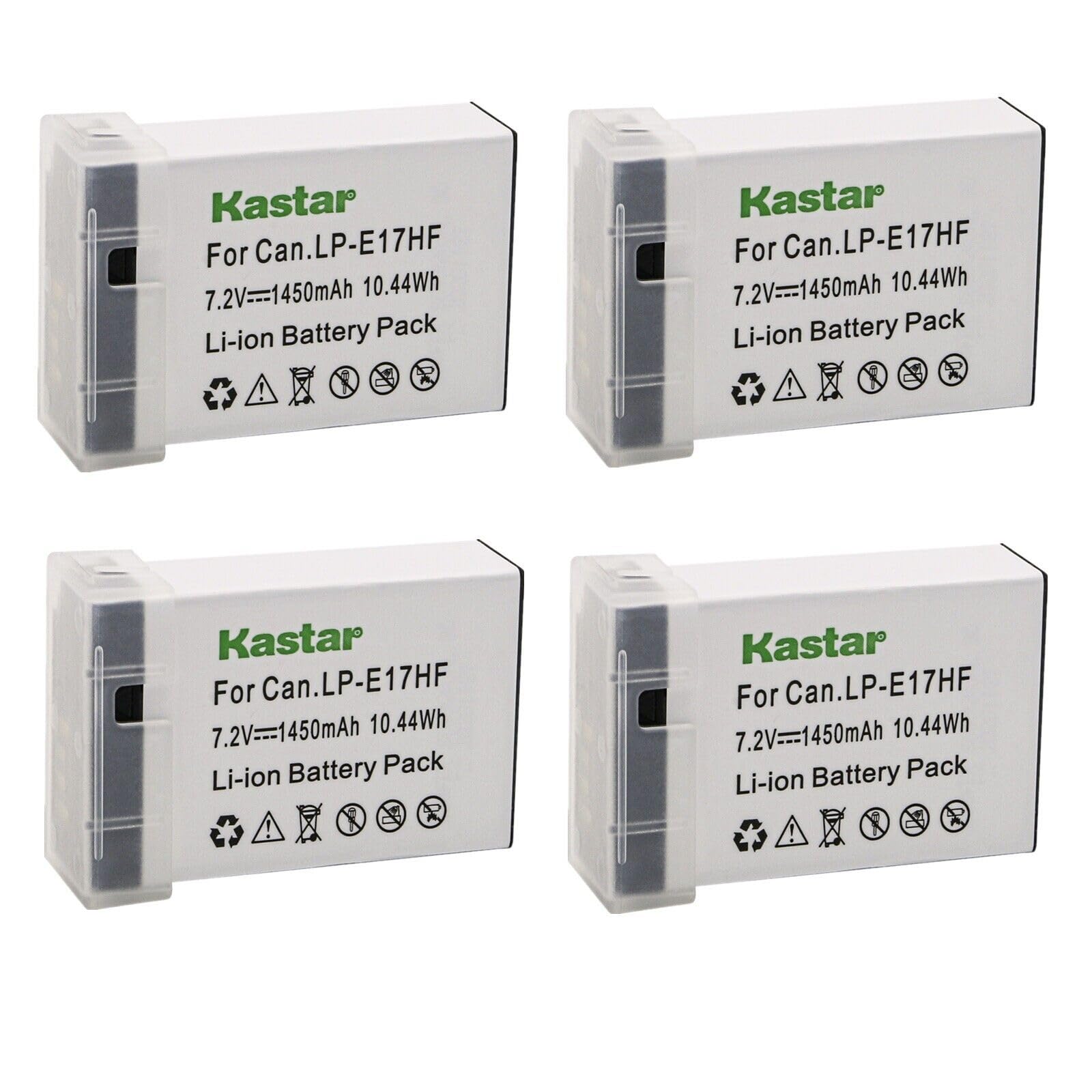 Amazon.com : [Fully Decoded] Kastar 4-Pack LP-E17HF Battery