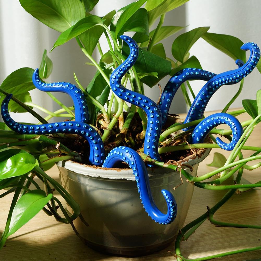 Accents | Octopus Tentacle Stakes Plant Stakes Decorative Garden Stakes