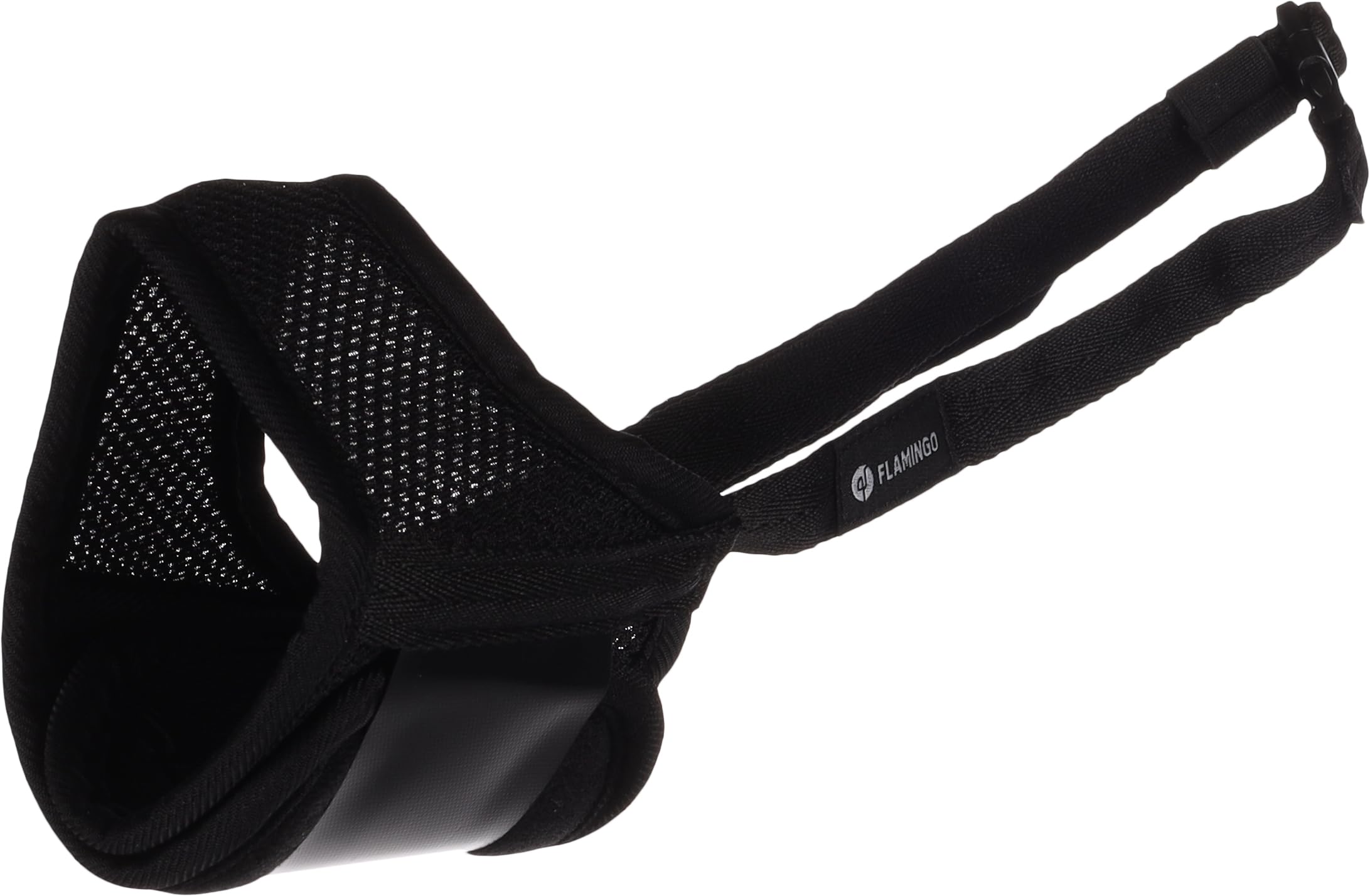 Muselière anti-aboiement Flamingo en nylon souple pour stopper les morsures de grands chiens