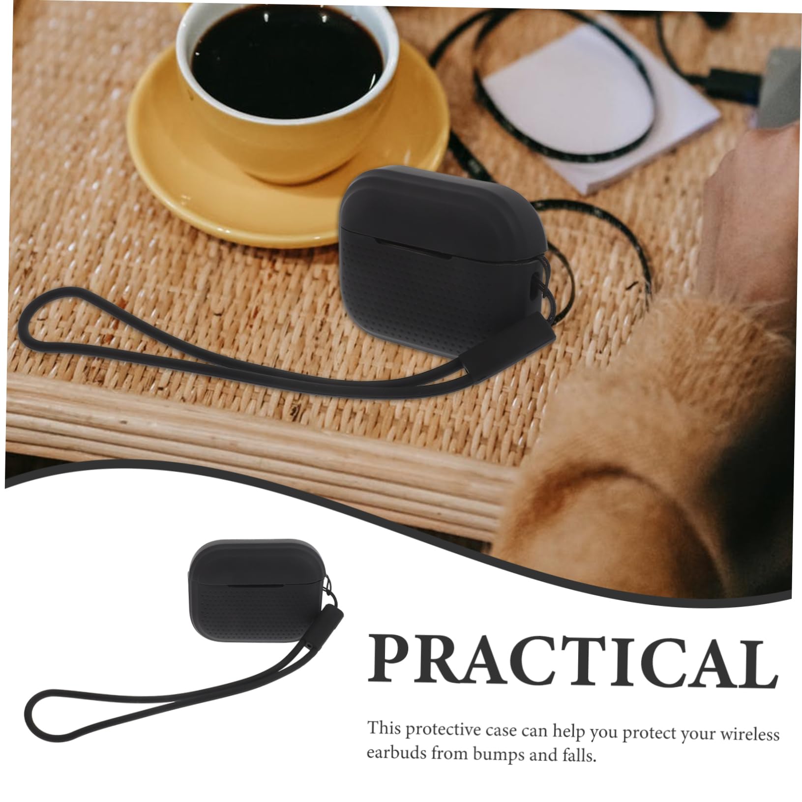 OSALADI 5 Piezas Caso De Auriculares Delicada Funda De Auriculares Inalámbrico Protector De Auriculares Portátil Cubrir Pro2 Gel De Sílice A Prueba De Polvo Estuche para Auriculares