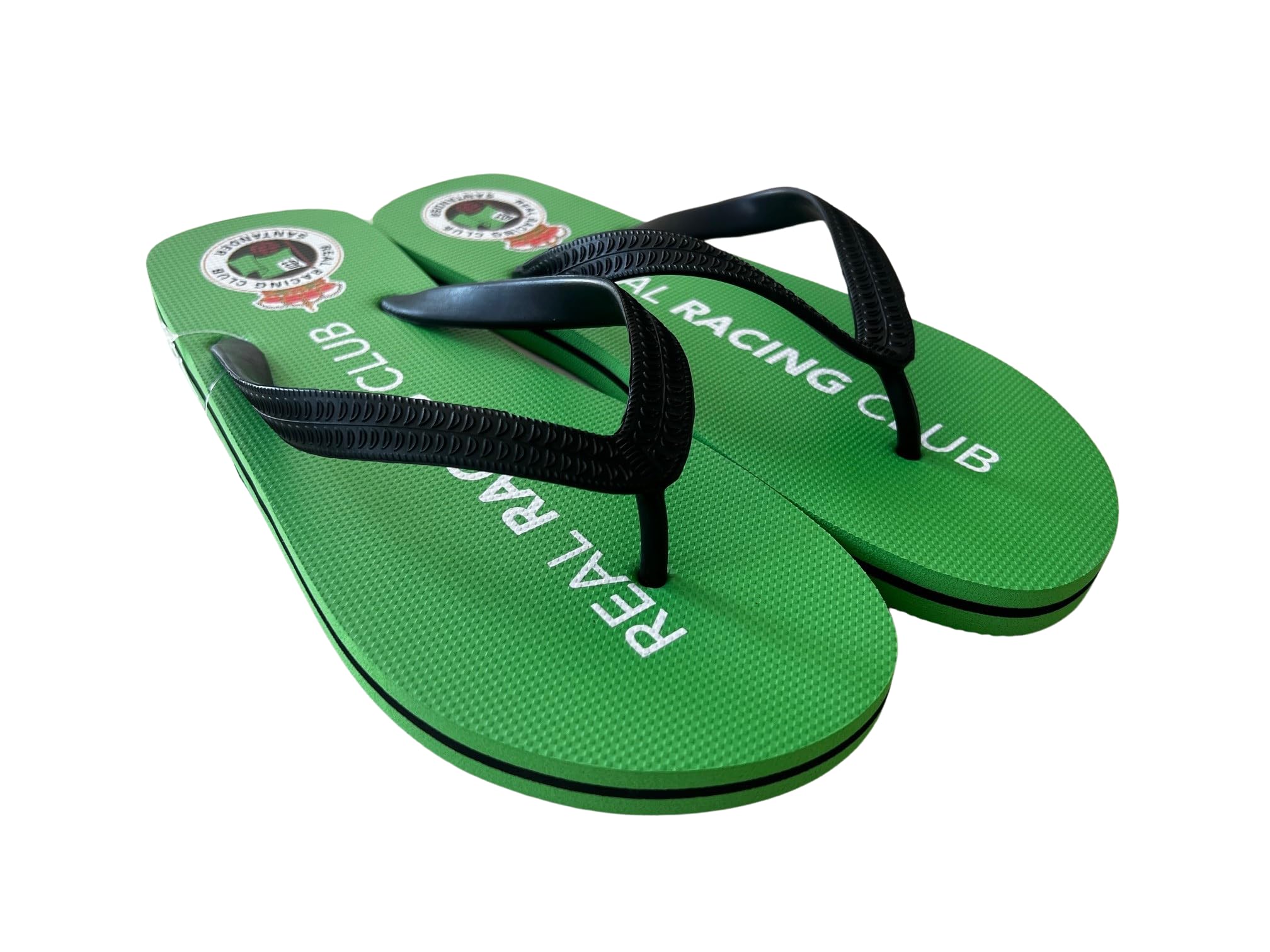 Real Racing Club Unisex Adult Flip Flops, green, 8 UK