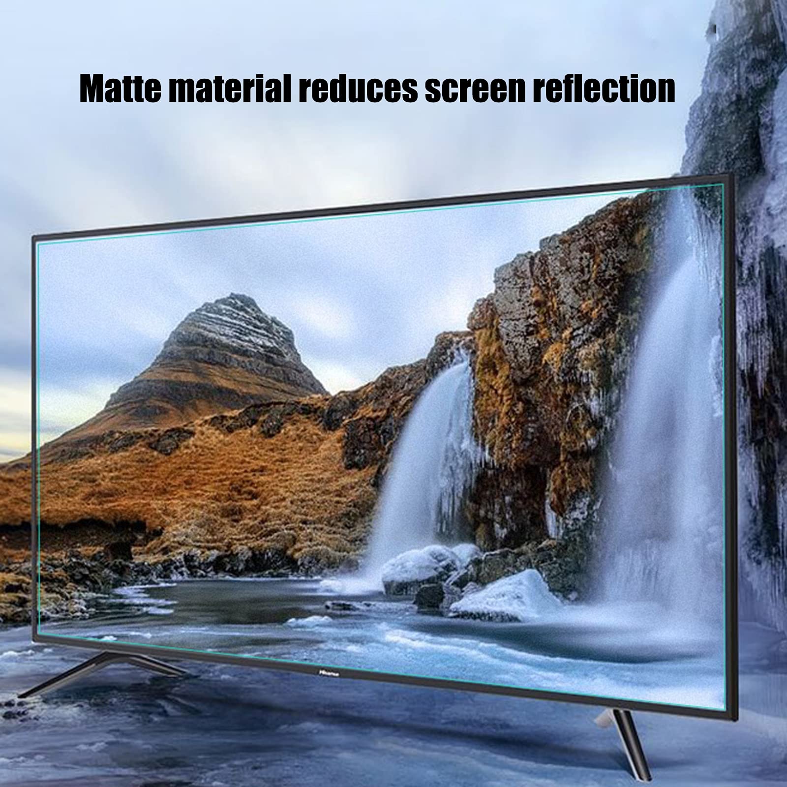 AIZYR Pellicola Salvaschermo Antiriflesso per TV - Filtro Anti-Luce Blu Pellicola Antiriflesso per La Protezione degli Occhi per Bambini, Studenti, Donne Incinte,40 inch 875 x 483