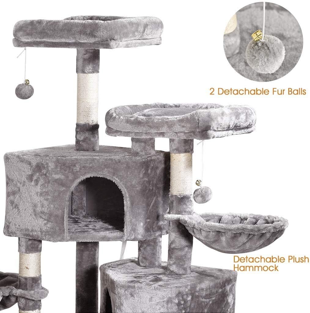Buy JISSBON MultiLevel Cat Tree, Activity Centre Cat Tower Furniture
