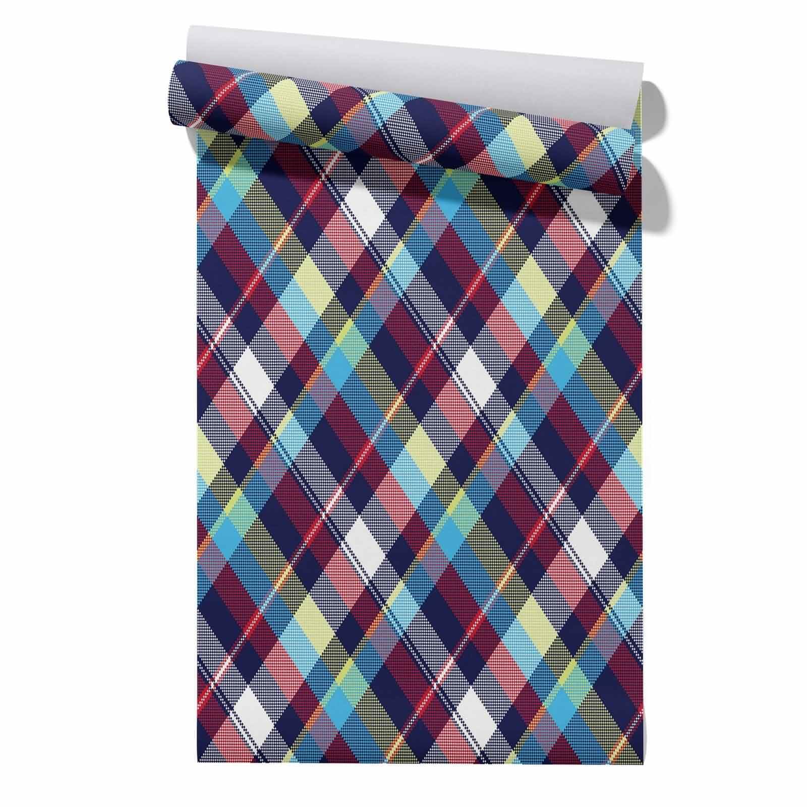 Cevan Style 3 Kitchen Wallpaper Stick On Large Covering Grid Texture Simple And Elegant 45X300cm