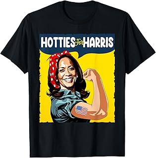 Hotties For Harris 28 Kamala 2028 USA President Election T-Shirt