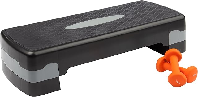 Ultrasport Aerobic Stepboard, Various Colours, Stepboard, Exercise Equipment, Exercise Board, Multifunctional Fitness Equipment, Fitness Board, Step, Height Adjustable, Home Stepper, Stepbench