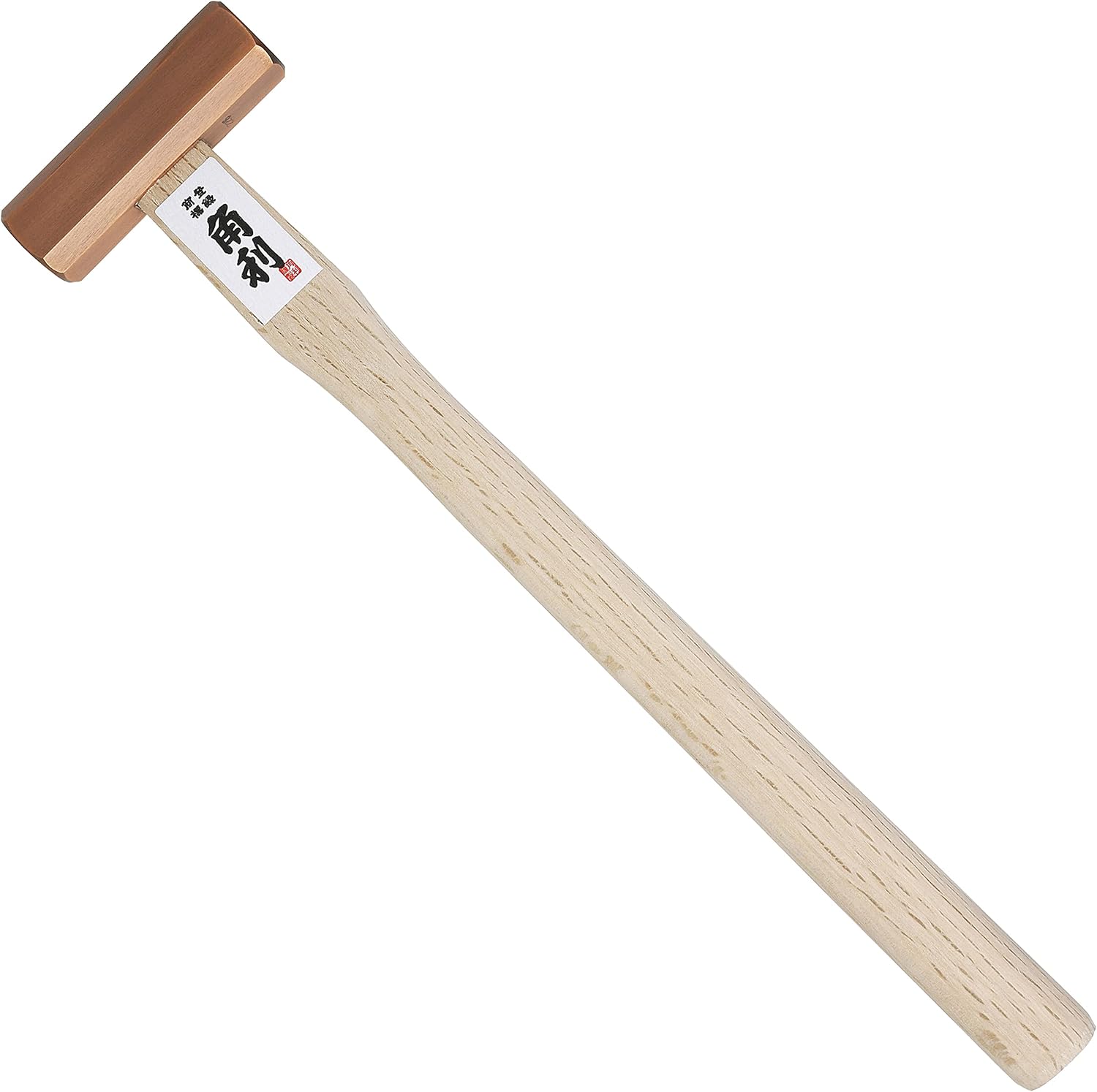KAKURI Chisel Hammer GENNO 4 oz (115g) Japanese Woodworking Carpenter Hammer for Chisel, Plane, Nail, Heavy Duty Japanese Carbon Steel, Bronze Plated Octagonal Head, Wood Handle, Made in JAPAN