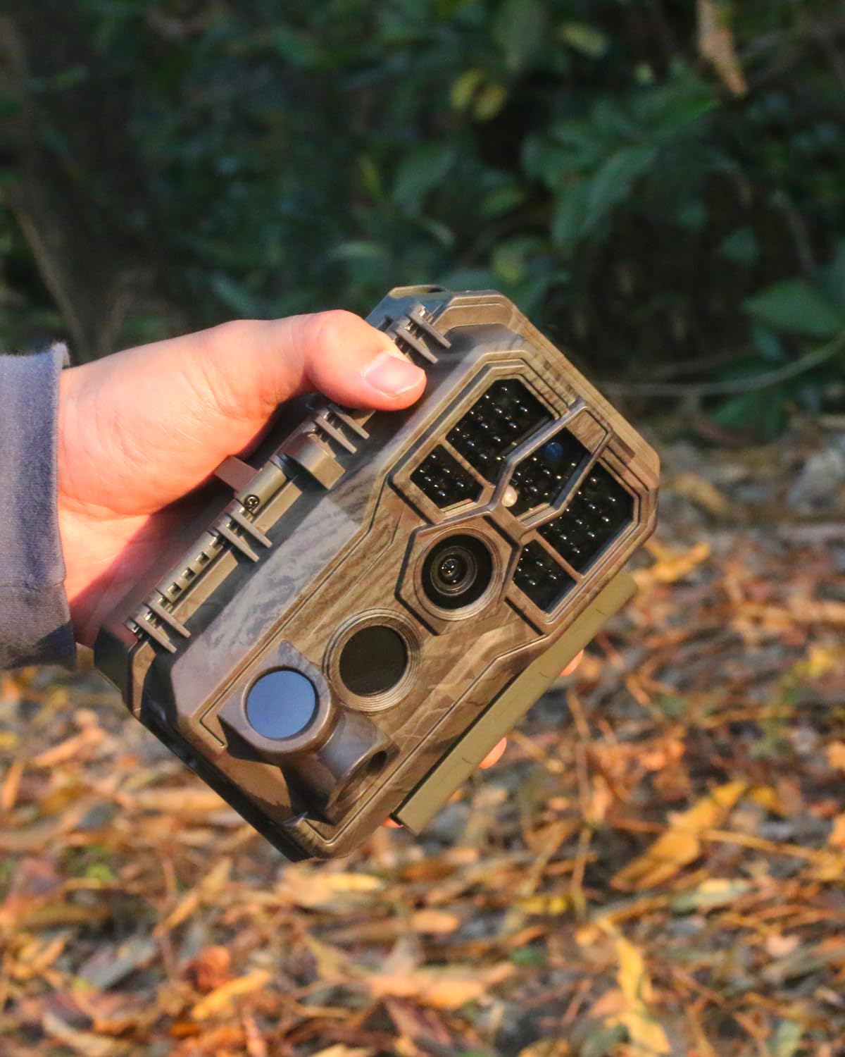 GardePro A5 Wildkamera 64MP 1296P H.264 Video, Wildkamera mit Bewegungsmelder Nachtsicht bis 30m, No-Glow Infrarot Wildtierkamera Outdoor Wasserdicht Tierkamera