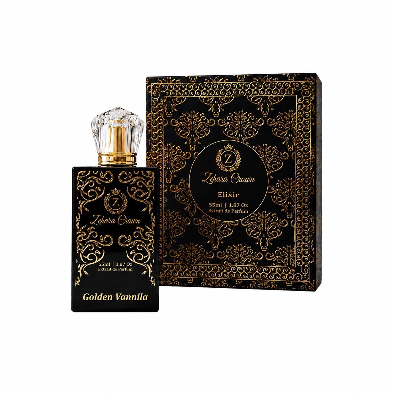 Golden Vanilla Extrait De Parfum 55ML pak of 1 for women & pak of 1