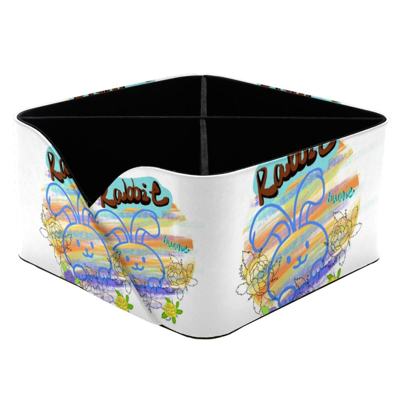 Rangement maquillage et papeterie lapin pour organiser la chambre d'enfant