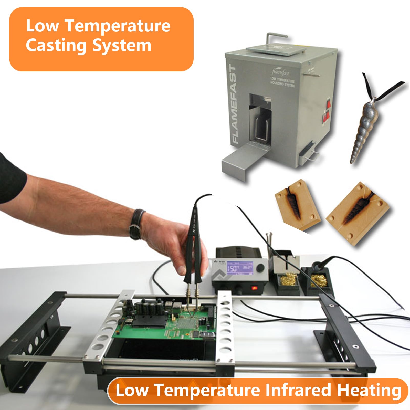 Amazon.co.jp: 1,000ポンドのCerrosafeメタル|低融点165~190°F