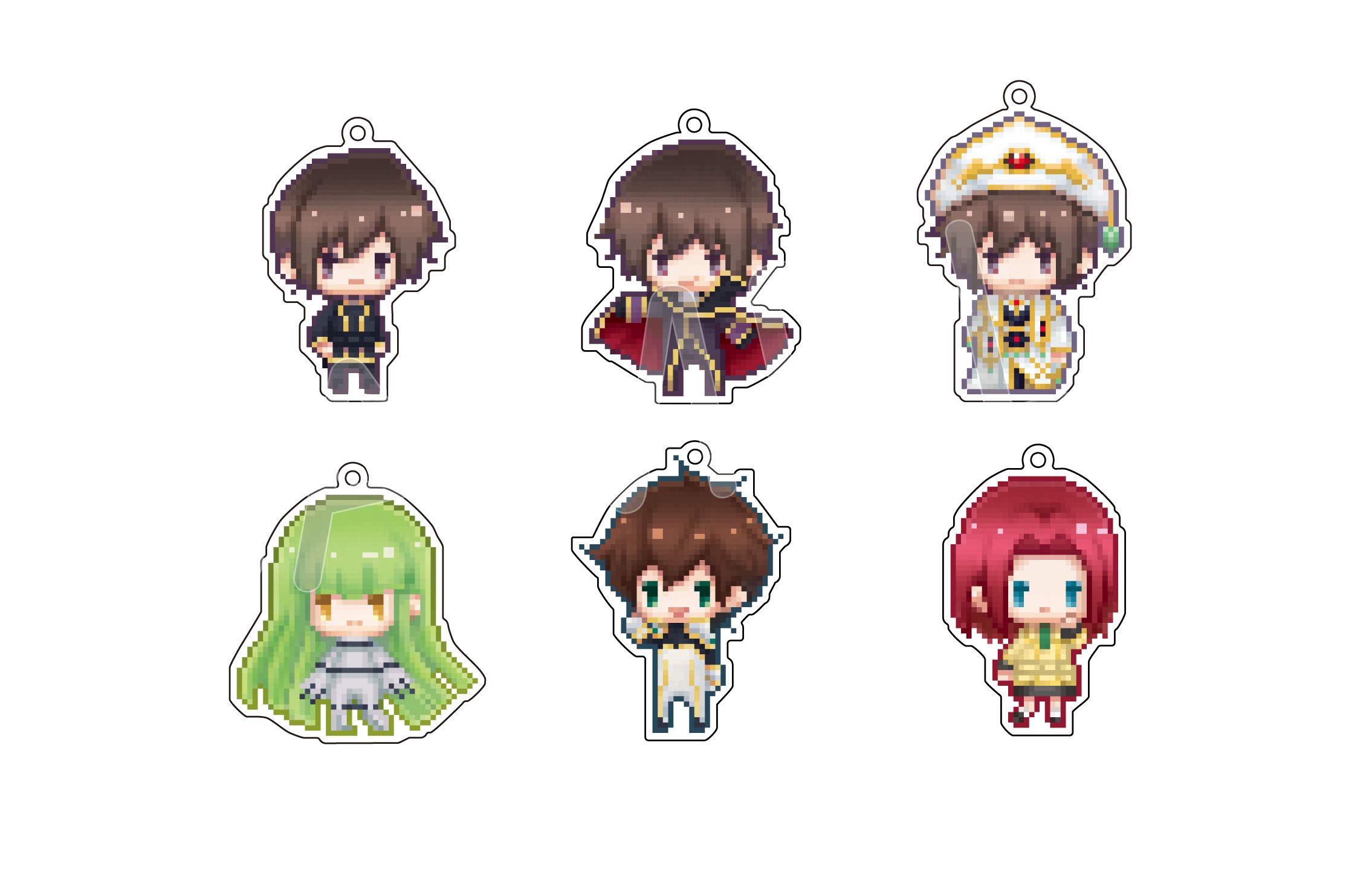 Amazon.co.jp: コードギアス 反逆のルルーシュ ドット絵風 アクリル 
