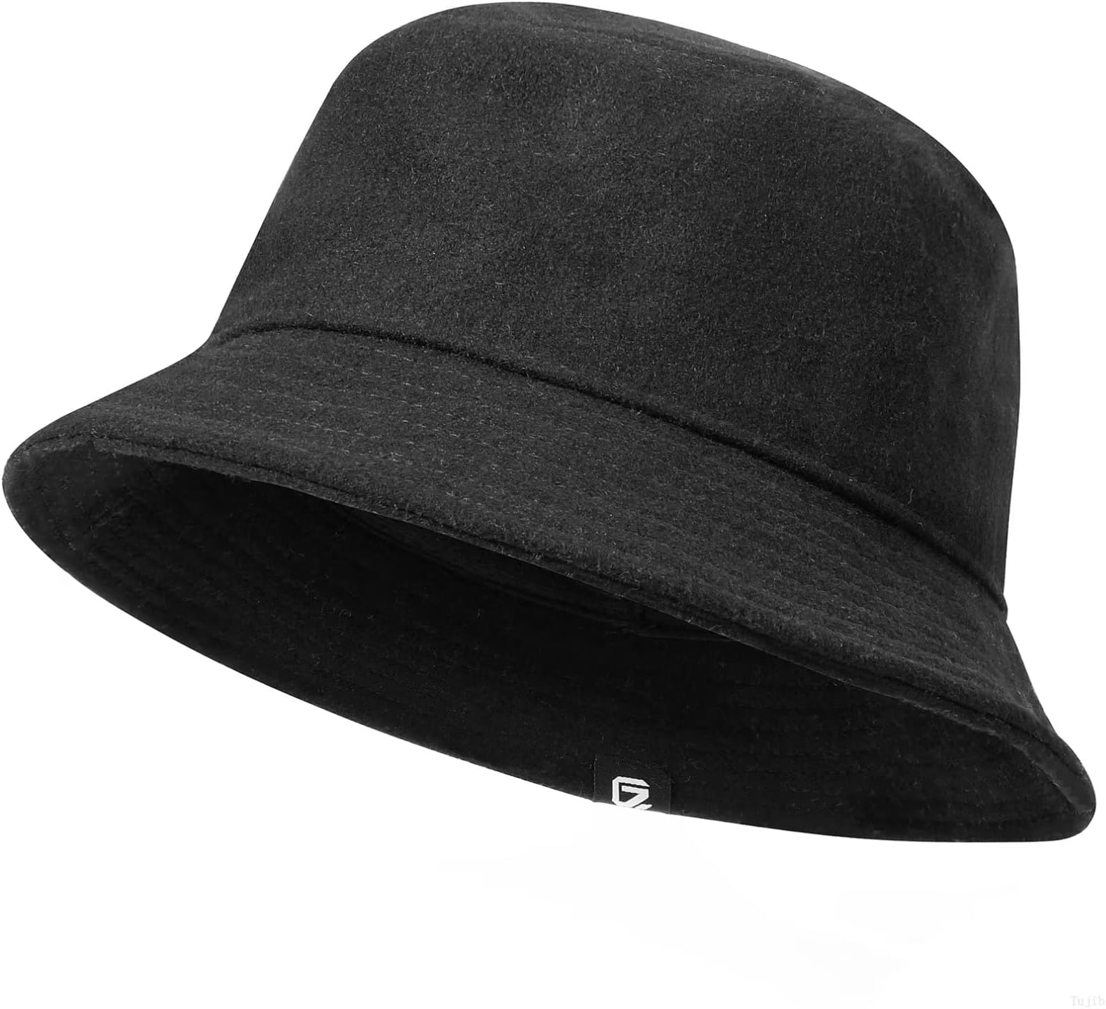 GADIEMKENSDWinter Bucket Hat Premium Wool Packable Plain Colors Unisex Warm Hat