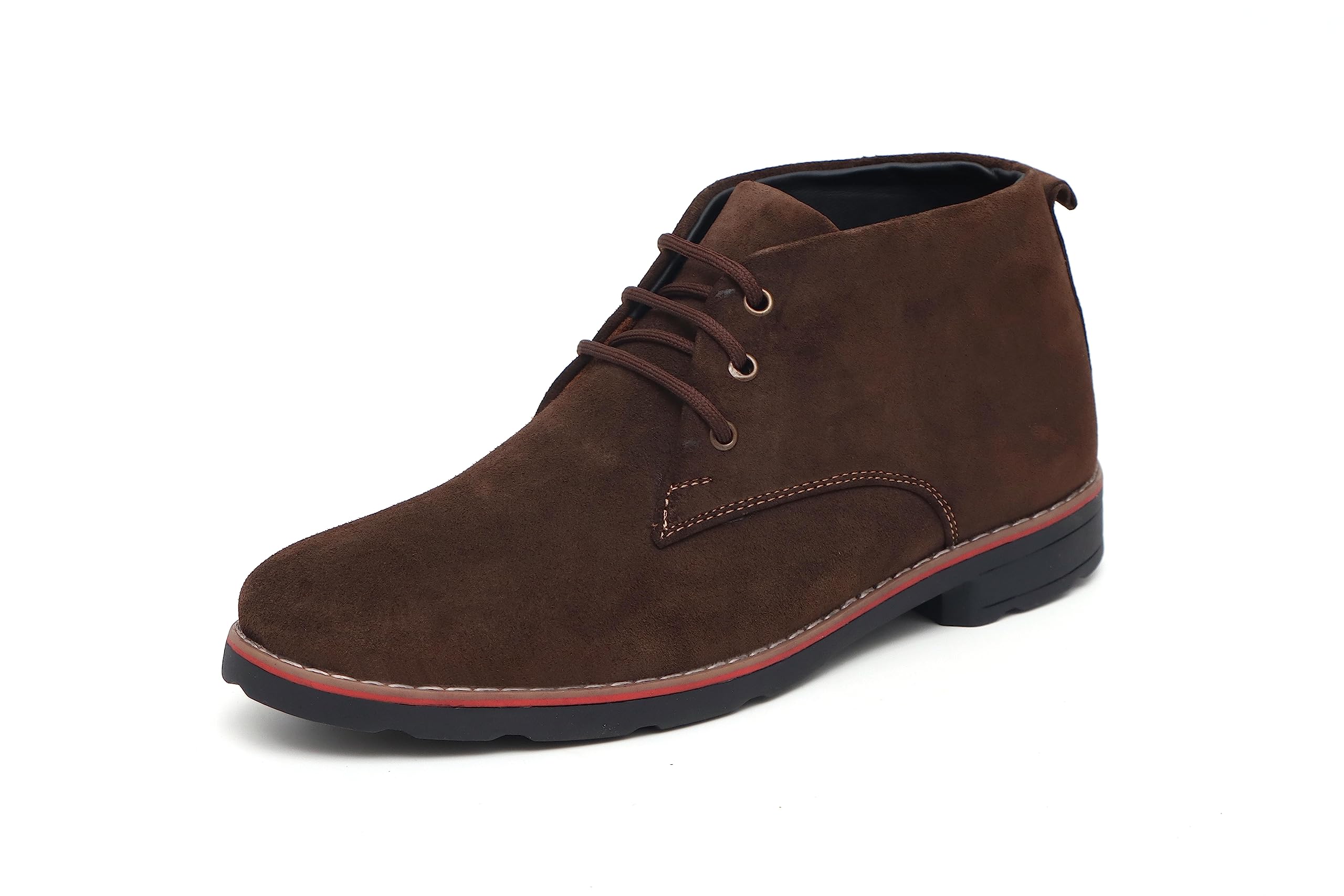 ARAMISH Men's Suede Leather Lace-Up Formal Ankle Chukka Boots
