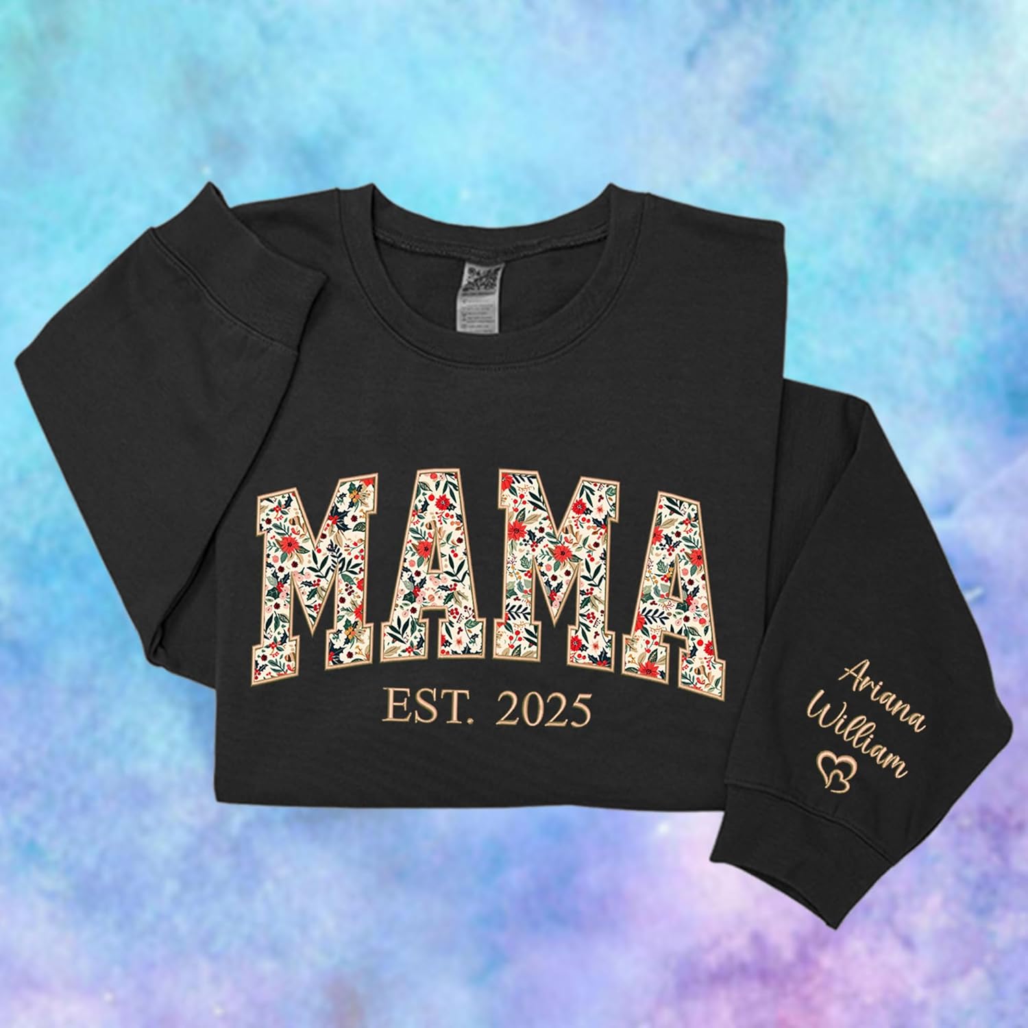 Custom Embroidered Sweatshirts Hoodie Design Your Own, Add Your Custom Text On Sleeve, Gifts For Everyone - Image 6