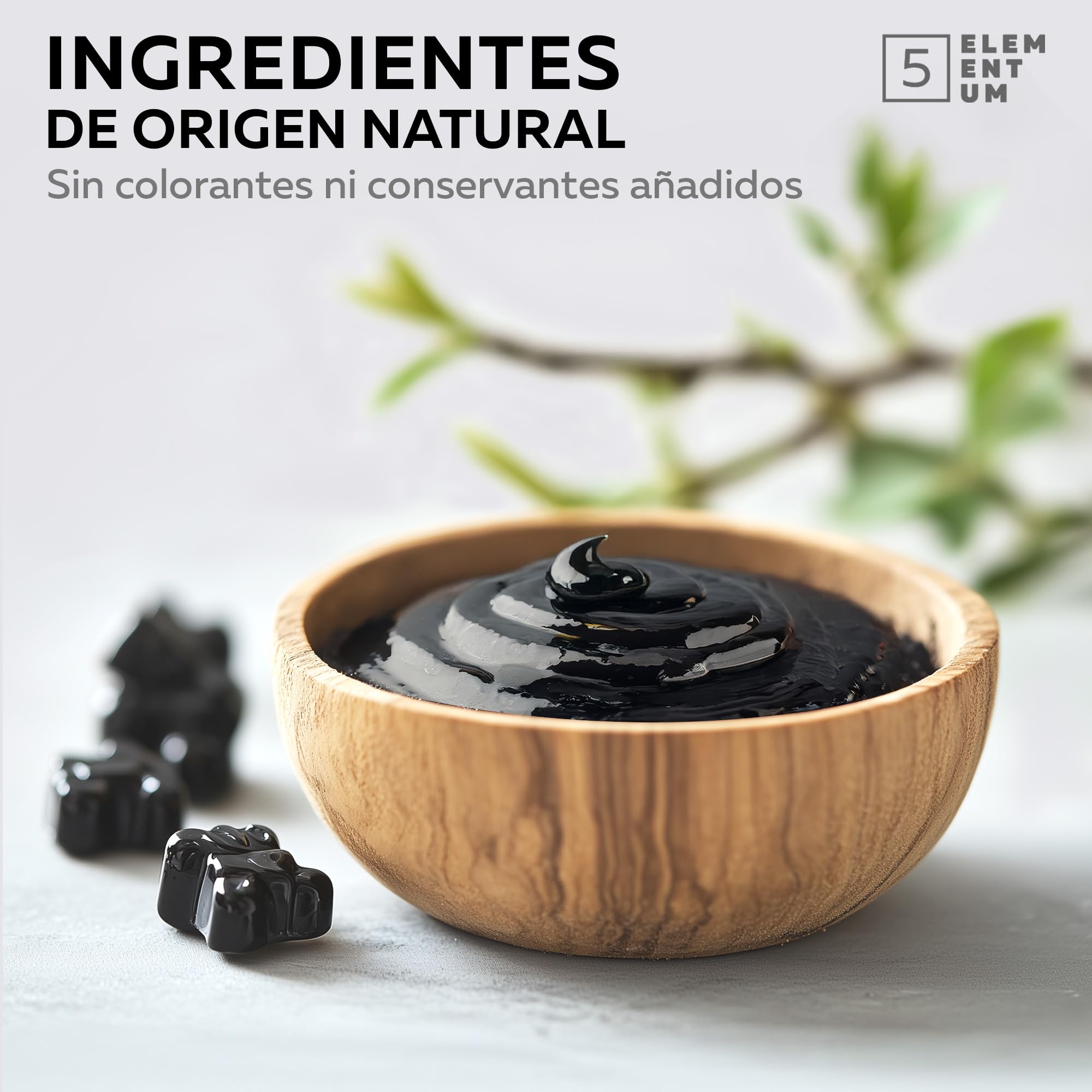 Shilajit Gummies - 60 gomas Shilajit Pure Himalaya Sin Azúcar, Vegano & Naturales - 71% Ácido Fúlvico - 300 mg por Porción - Shilajite Original con 85+ Rastros de Minerales - Sabor Agradable