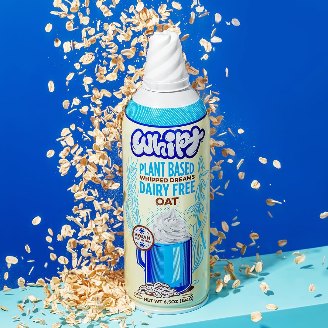 Amazon.com: Whipt Plant Based, Dairy Free Oat Whipped Topping, 6.5