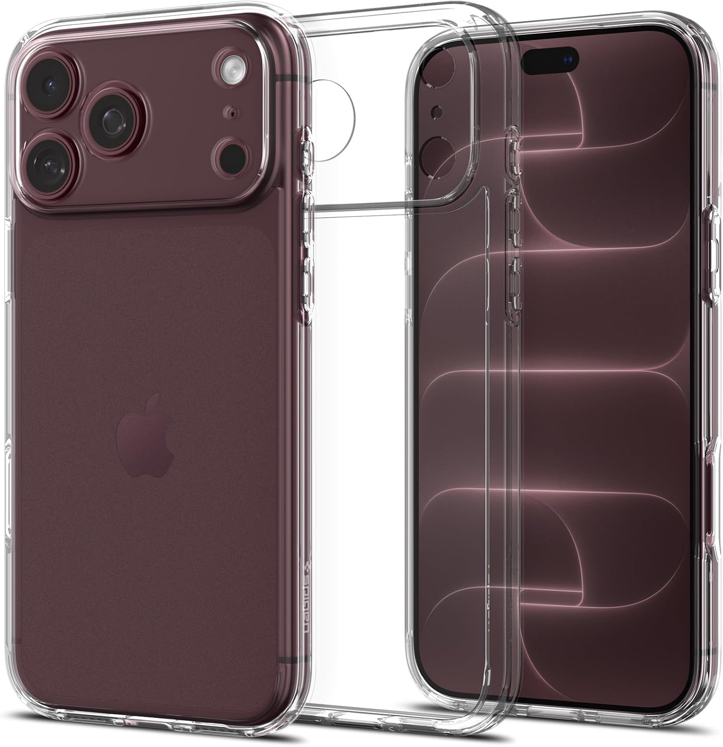 Spigen Ultra Hybrid Hülle für iPhone 17 Pro, Crystal Clear