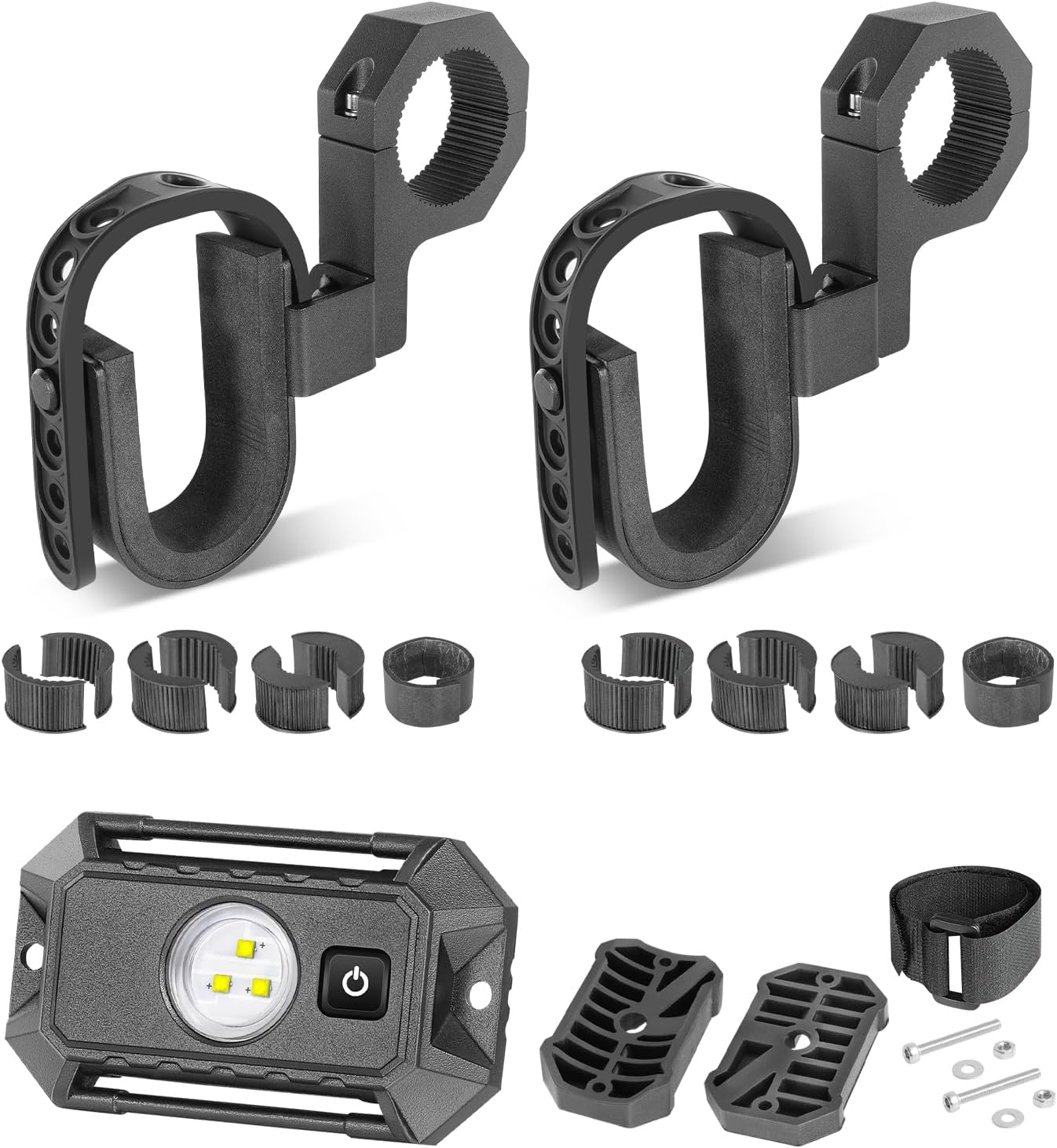 UTV Gun Rack + LED Dome Light