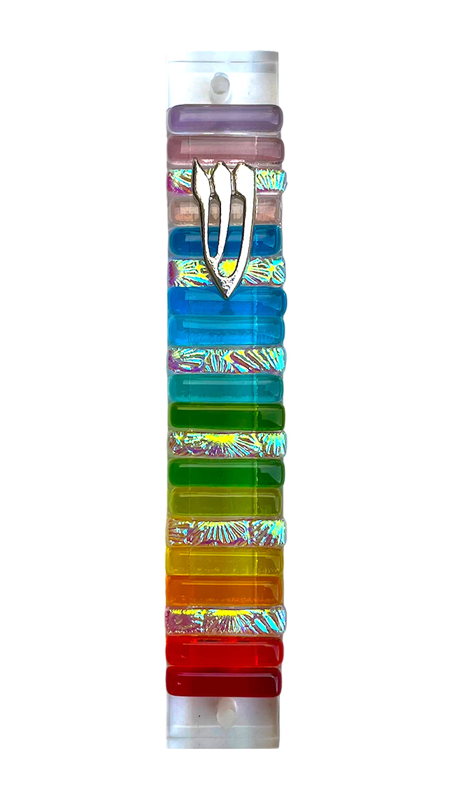 Buy My Glass Expressions Jewish Mezuzah Premium Glass Mezuzah Case
