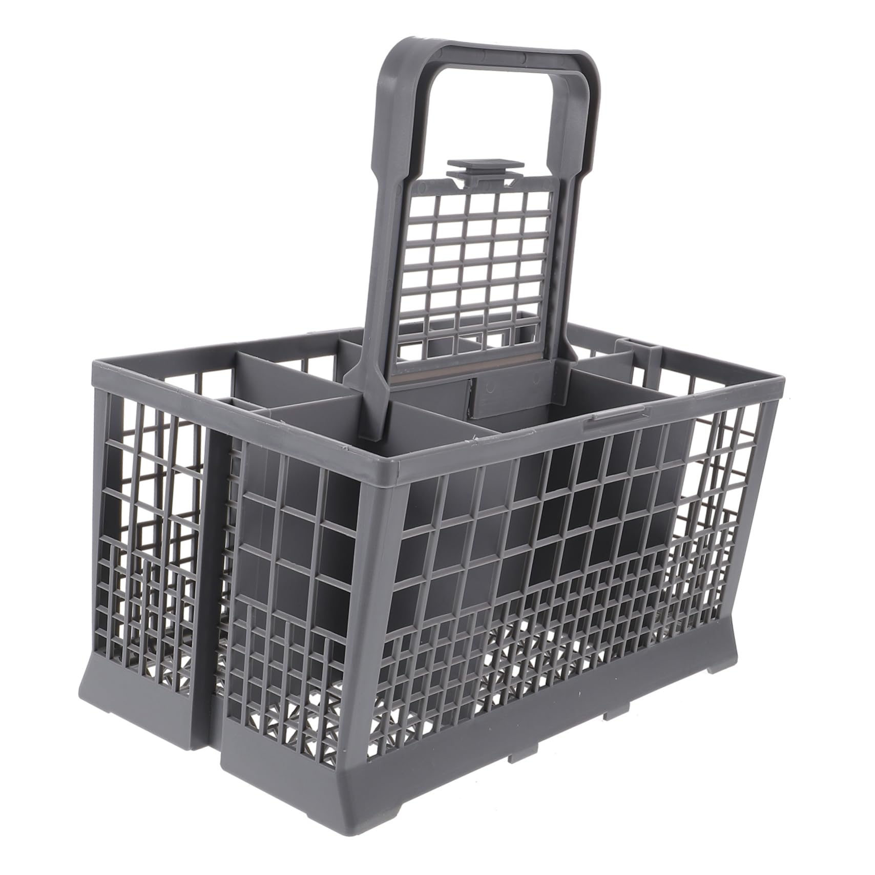 Cesta para Cubiertos de Lavavajillas de Plástico, Porta Utensilios para Cocina, Bandeja Diseño de Fondo Plano, Compatible Modelo 5060388574826, Organización para Artículos