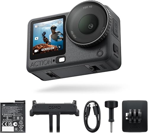 DJI Bundle Standard Osmo Action 6, caméra d’Action sous-M…