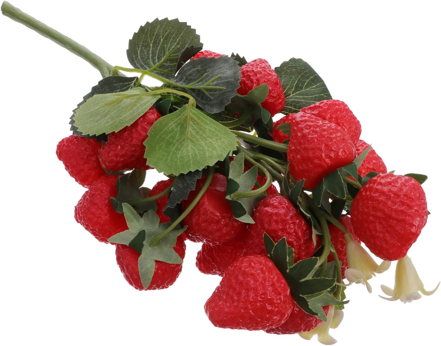 YARDWE Artificial Strawberries Red Fake Strawberry