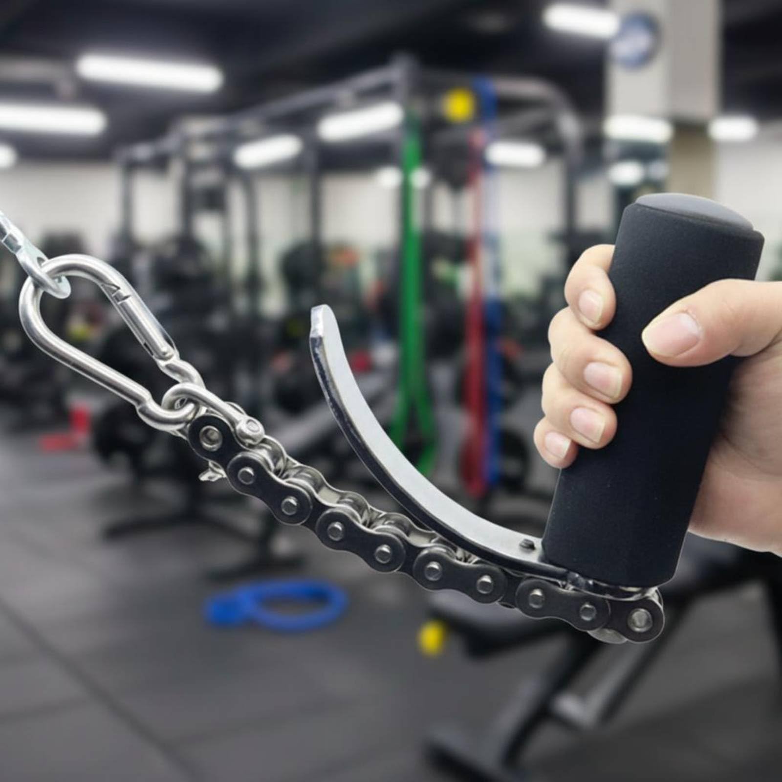 rockible Ejercitador de Muñeca Entrenador de Antebrazo Rodillo de Muñeca Dispositivo de Agarre Construcción Compacta de Metal para Trabajo de Fuerza Adecuado