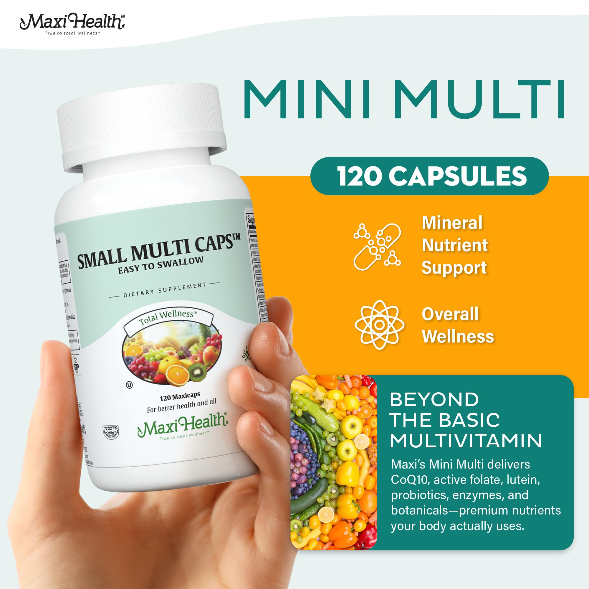 Maxi Health® Multivitamin for Men & Women (120 Count) — Amazon image 2