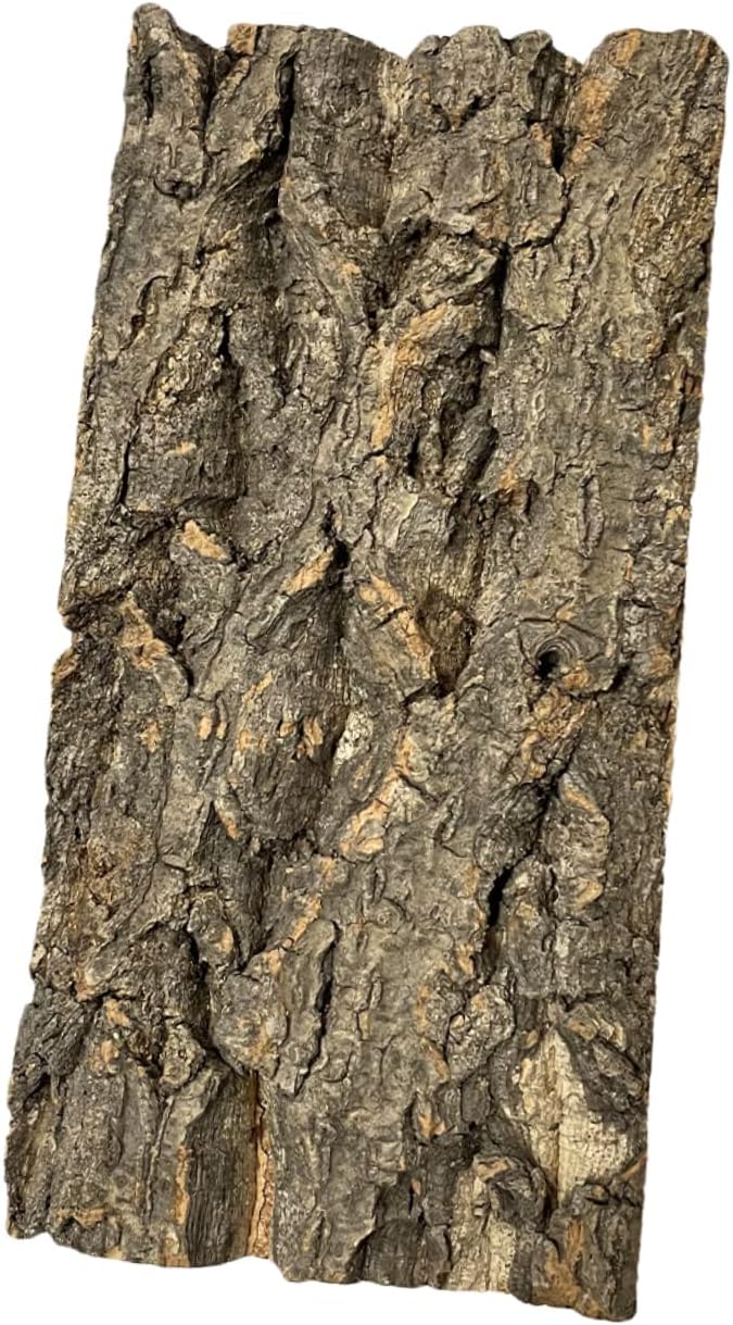 FRCOLOR 10pcs Aquarium Background Board Natural Bark Design for Fish Tanks and Reptile Terrariums Water-Resistant Lightweight Landscape Decor for Bearded Dragons and More