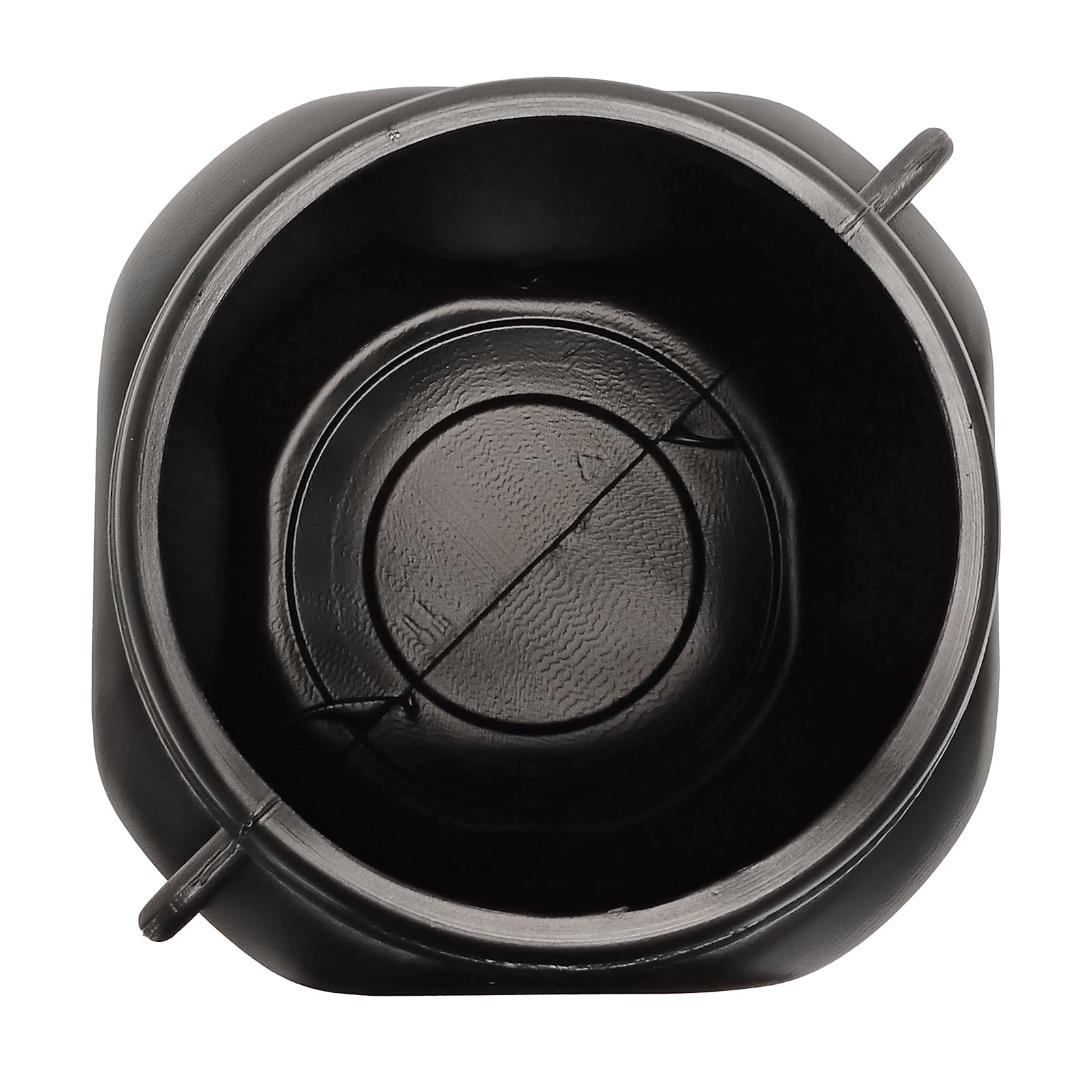 Fût carré de 30 l - Noir - À col large - Convient à un usage alimentaire - Pour le camping