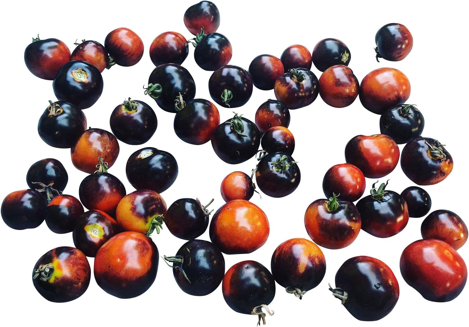 maibuyuk 1 Pack 20pcs Rare Black Cherry Tomato Seeds Sweet Vegetable Fruit Seeds