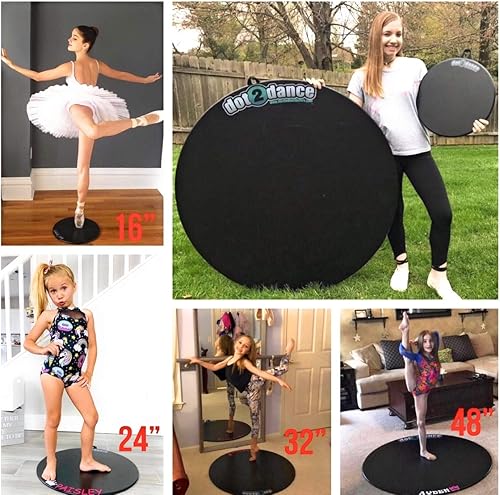 Portable Dance Floor, Marley Flooring Ballet Training Equipment, Tap Dance Floor, Turning Boards for Dancers & Figure Skating Practice Mat, Tap