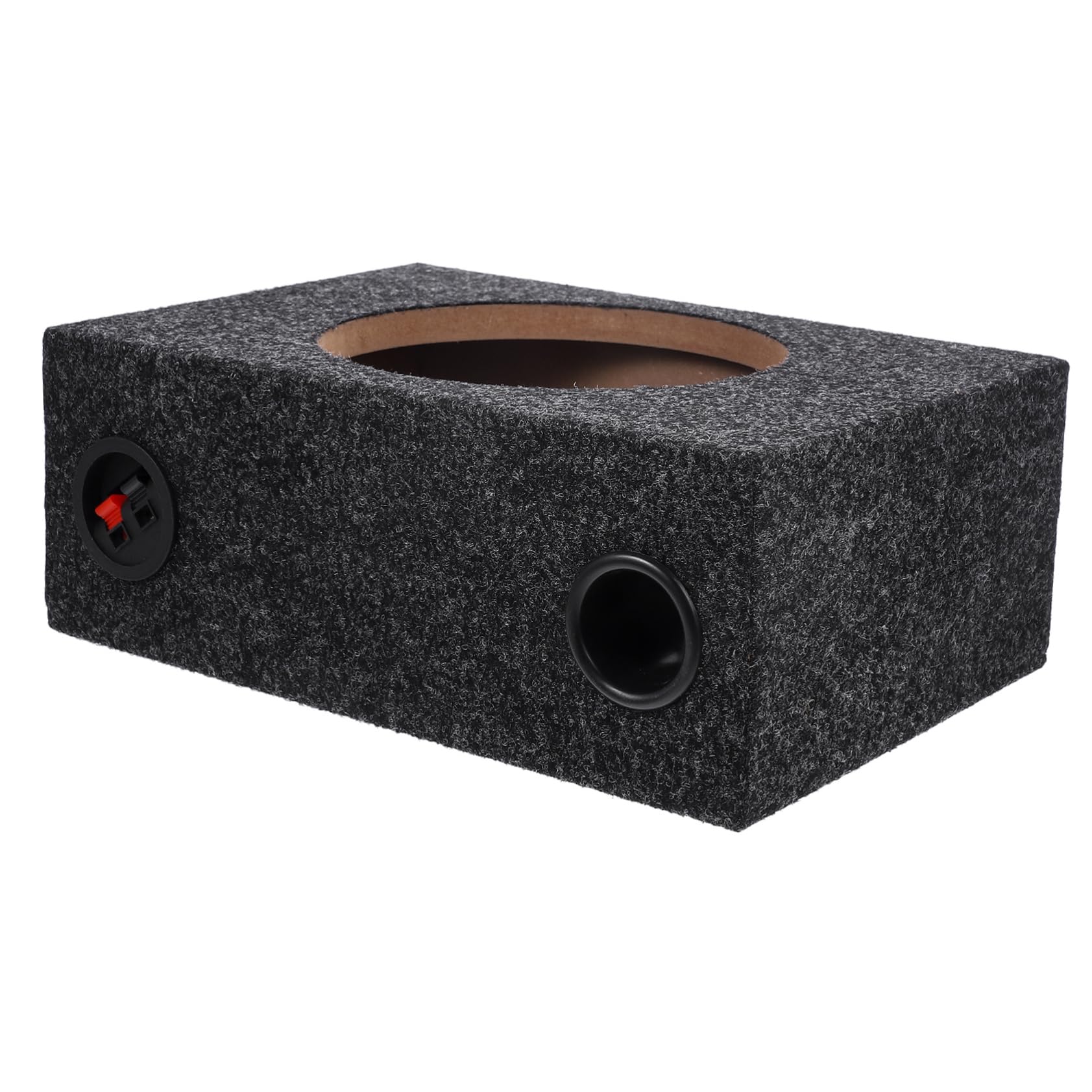 Caja De Subwoofer Sellada Caja Recintos del Subwoofer del Coche Subcuadro Recinto Alfombrado para Subwoofer Gabinete De Subwoofer Alfombrado Sellado Altavoces Sello Altavoz Felpa