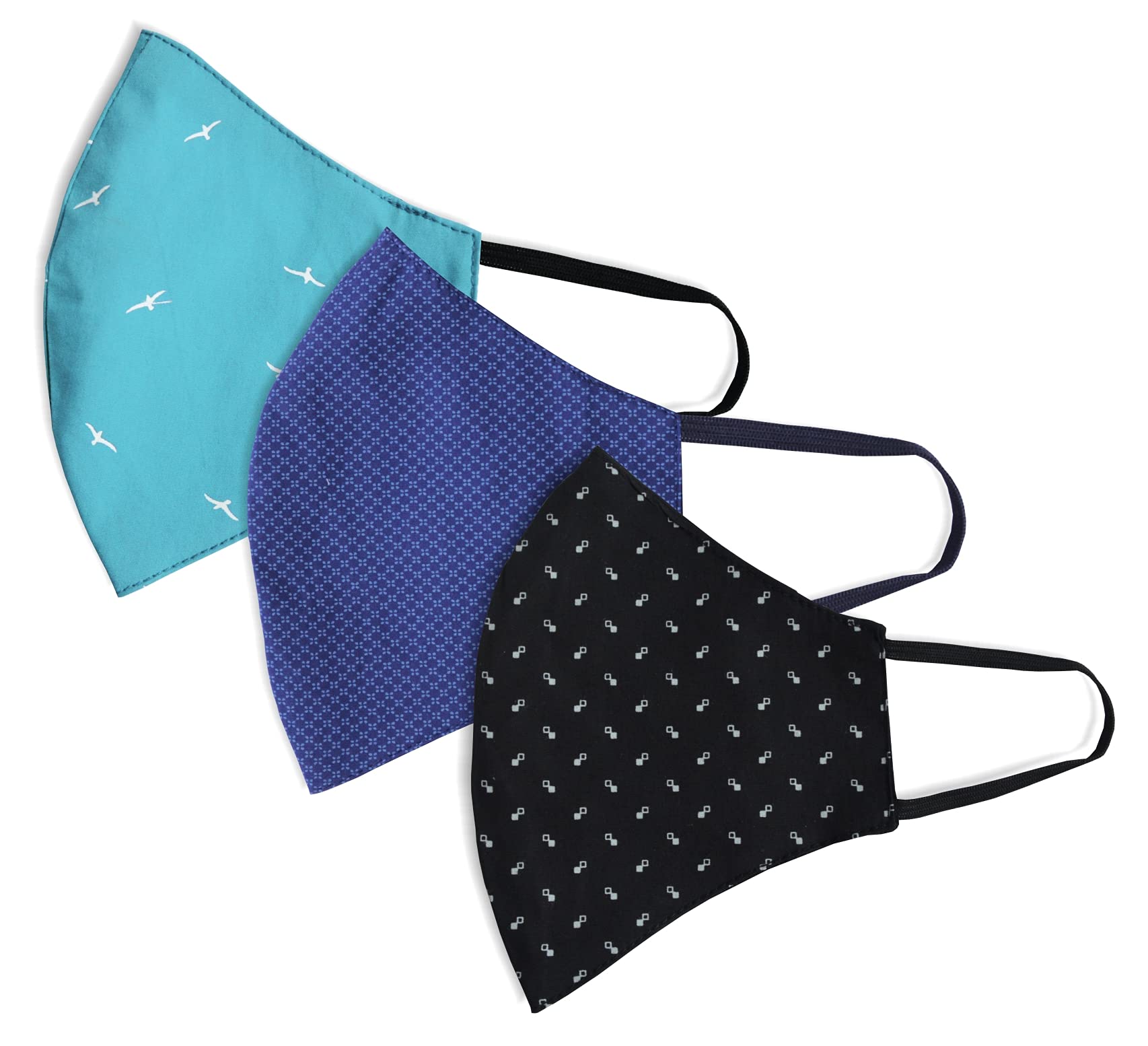 minicult Cotton Cloth mask for every day use (multicolor)(Pack of 3)