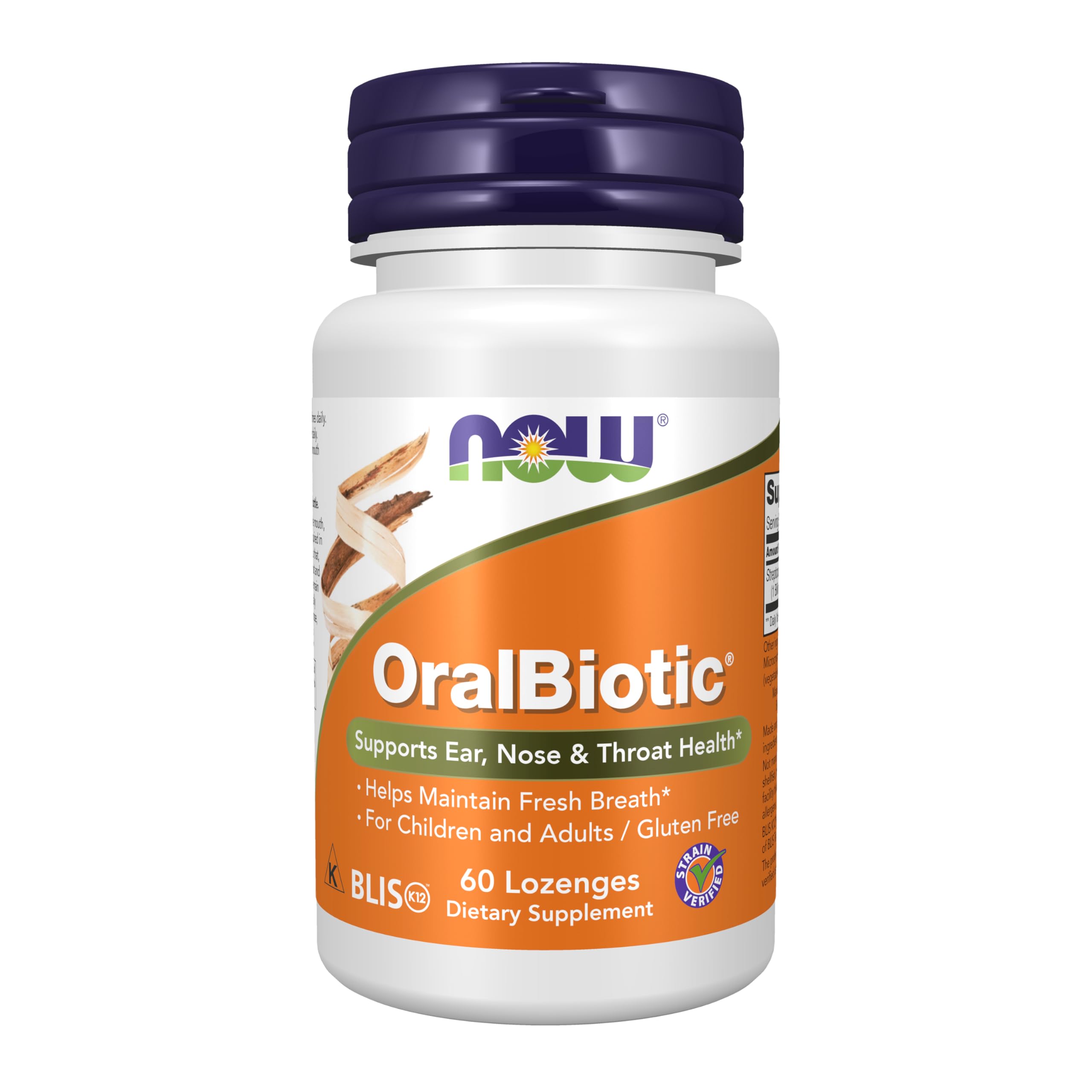 Now Foods OralBiotic, 60 Lozenges