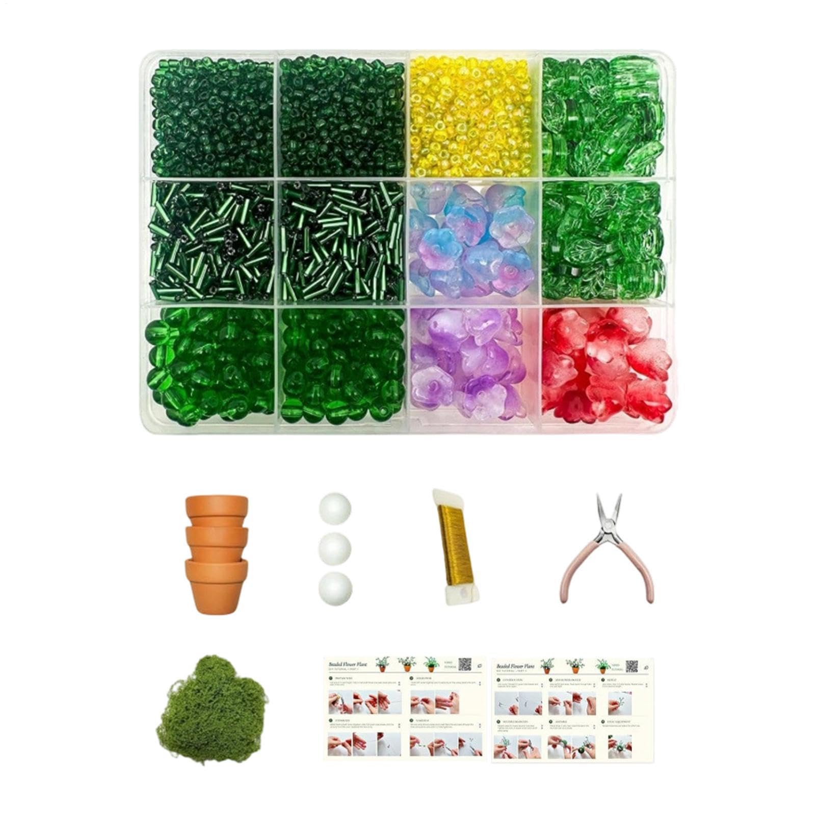 Cuentas para decoración de mesa DIY con cadena: set de 3000 piezas para manualidades 8