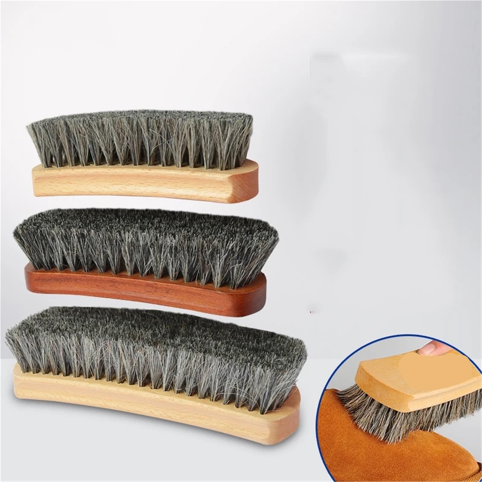 Hochwertige Bürste, Schuhbürste, Reinigungs- und Staubentfernungswerkzeug for weiche Wildlederschuhe Schuhbürste(Color 1)