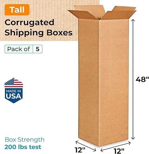 Miniatura 328 de Cajas para envío IDL Packaging - B-1266-5 de cartón corrugado, tamaño pequeño, de 12 pulgadas de largo x 6 pulgadas de ancho x 6 pulgadas de alto