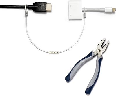Silver Heavy Duty – The New 2017, Heavy Duty, pre-montado, rápido de Instalar Ordenador y Adaptador de Seguridad y Dispositivo de prevención de Robo 30-Pack-White Blanco