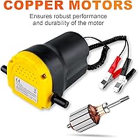 Vista 4 de Bomba extractora de aceite de 3ª generación, bomba de transferencia de 12 V 60 W para aceite de motor de automóviles, motocicletas y barcos