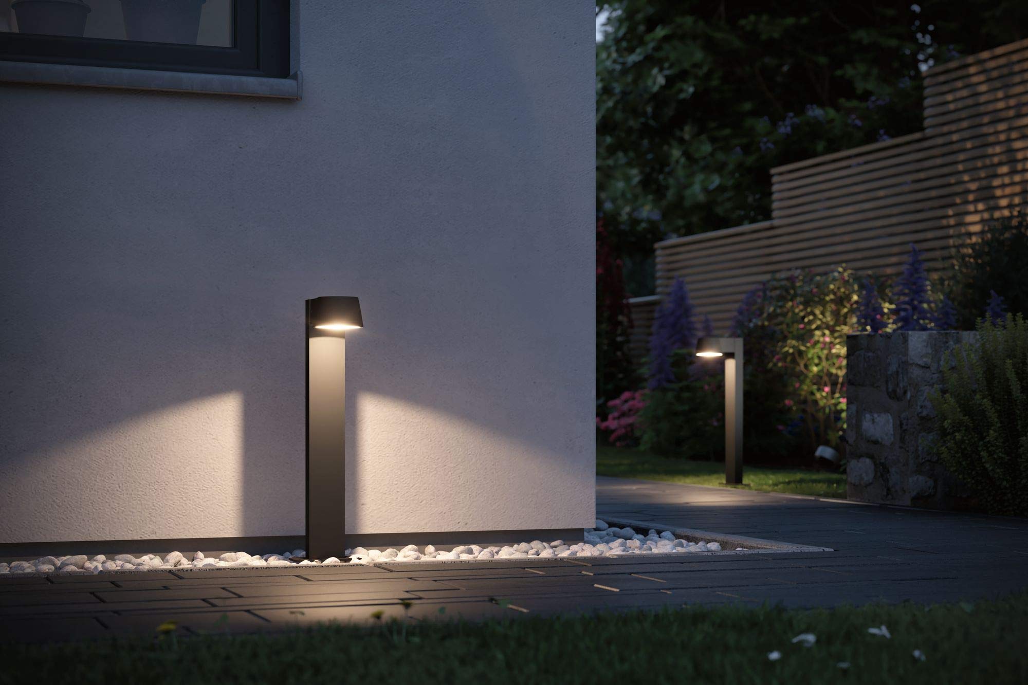 Paulmann 94454 - Lampada da esterno a LED Capea IP44, luce bianca calda, incl. 1 x 6 Watt, illuminazione per esterni, in alluminio, 3000 K