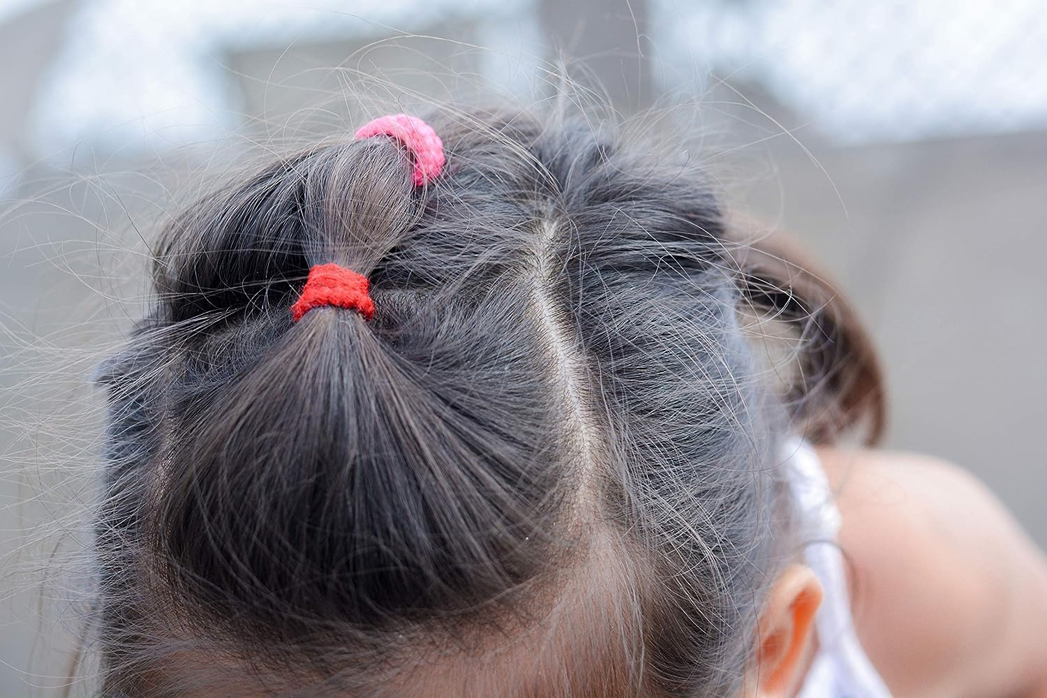 Red Ember 100 mini elastici per capelli, per capelli sottili, sottili o lisci, confezione da coda di cavallo, elastici per capelli per neonati e bambini, diametro 2,5 cm
