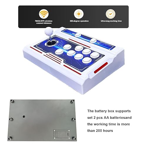 Miniatura 6 de Consola de juegos inalámbrica Arcade Dual Joystick, con 39800 juegos HD, máquina de juego Pandora Box para PC, proyector y TV, tienda de juegos de