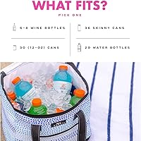 Vista 3 de SCOUT The Stiff One - Enfriador grande, suave, liviano, aislado con fondo rígido, enfriador para playa, familia, viaje, picnic