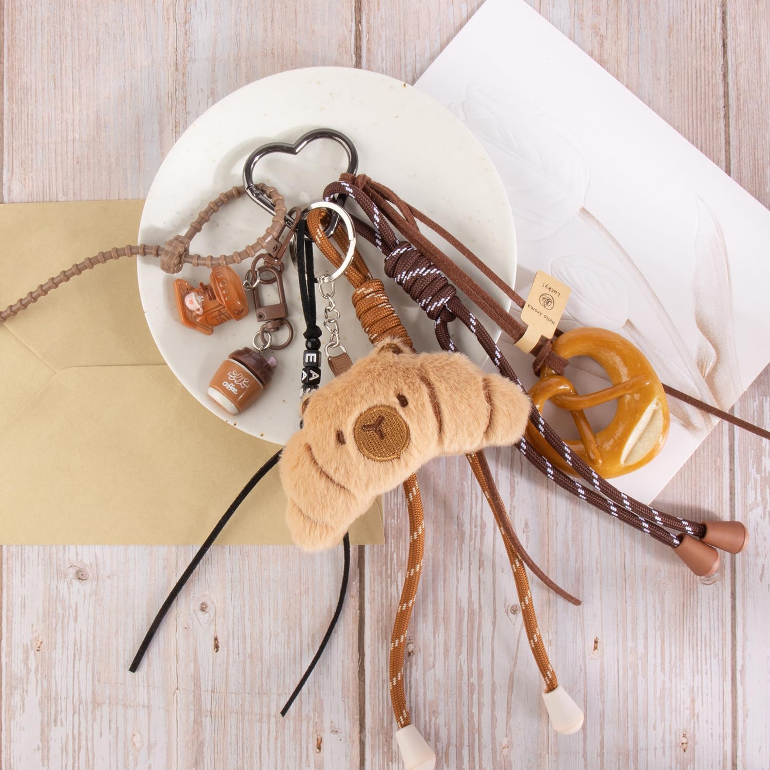 Georgie Porgy Bag Charms Keychains Clothing Accessories for Women Handbags Purse Backpack Sports Bag Pendant Gift for Girls - Image 4