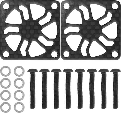 ShareGoo - Cubierta de ventilador de refrigeración de motor RC de fibra de carbono, 1.575 pulgadas x 1.575 pulgadas, protector para motor ESC