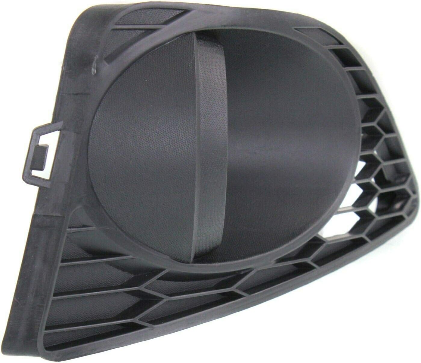 DAT AUTO PARTS Front Left Driver Side Fog Lamp Light Hole Bezel Cover Insert Replacement For 2010-2012 Ford Fusion & Hybrid Black Textured Plastic FO1038122 AE5Z17E811BA