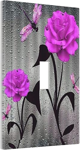 Miniatura 120 de Cubierta de interruptor de luz de palanca de hojas tropicales negras y doradas, hoja de palmera, decoración de 1 cuadrilla, placa frontal eléctrica